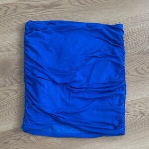 Free People Blue Mini Skirt